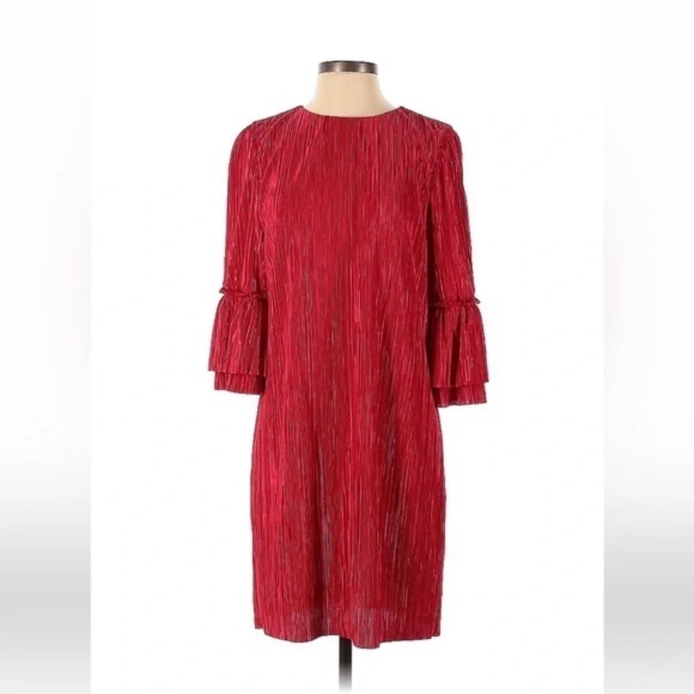 Badgley Mischa Pleated Shift Dress - Picture 2 of 9